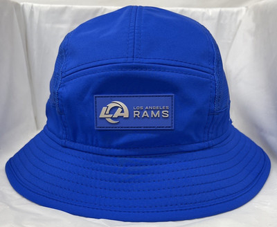 Los Angeles Rams New Era 2025 Fandom Sideline Men's Bucket Hat Cap w/Strap *READ