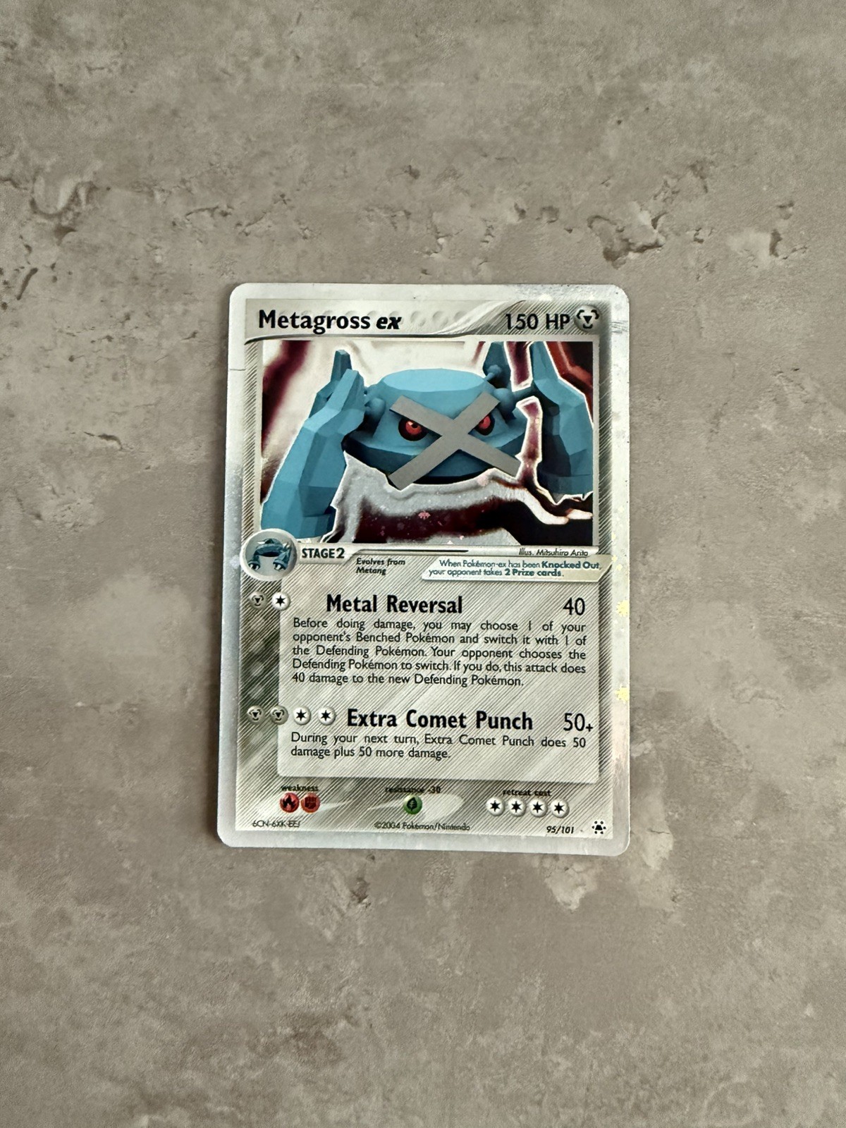 Pokémon TCG Metagross EX Hidden Legends 95/101 2004 Edition