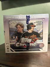 2023 TOPPS CHROME JUMBO  BASEBALL HOBBY BOX