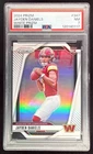 2024 Panini Prizm White Prizm #347 Jayden Daniels RC /35 PSA 7