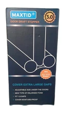 36" Large Door Draft Stopper, Adjustable Under Door Draft Blocker, Noise and Gap