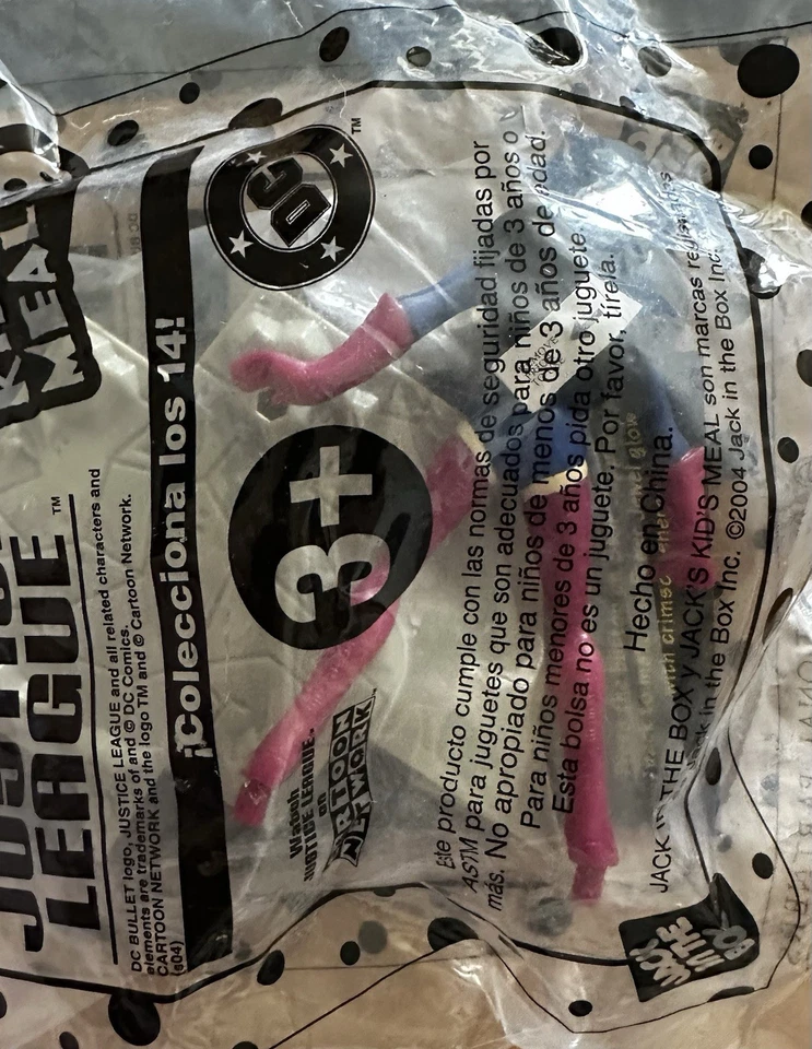 Jack In The Box 2004 Kids Meal Liga de la Justicia Set de 10 Nuevo Precintado Foto 4 de 4