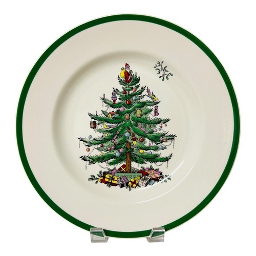 Spode England Christmas Tree 3 Piece Buffet Set Plate Saucer Cup Mug With Box - Picture 3 of 12