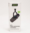 Shure MV7i Black Smart Microphone and Interface with Voice Isolation