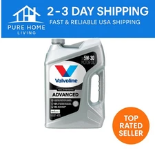 5 QT Advanced Full Synthetic 5W-30 Oil - 24X Engine Protection for All Vehicles