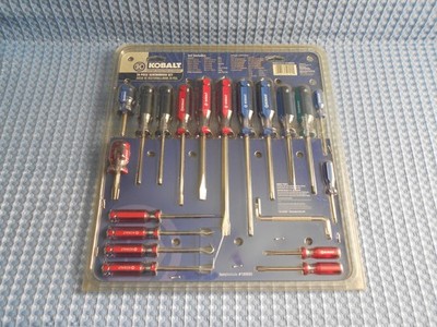 KOBALT 20 PIECE SCREWDRIVER SET And Retailed At LOWES A New/NOS Set KOBALT 