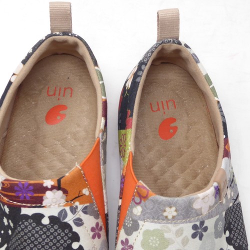 UIN Womens Toledo Blossom Floral Print Slip On Loafers Shoes US 8.5 - Picture 7 of 9