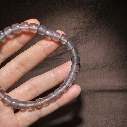 🌟🔥🚀Natural Agate Roung Bead Bracelet / Genuine Gemstone Bracelet - Picture 5 of 10