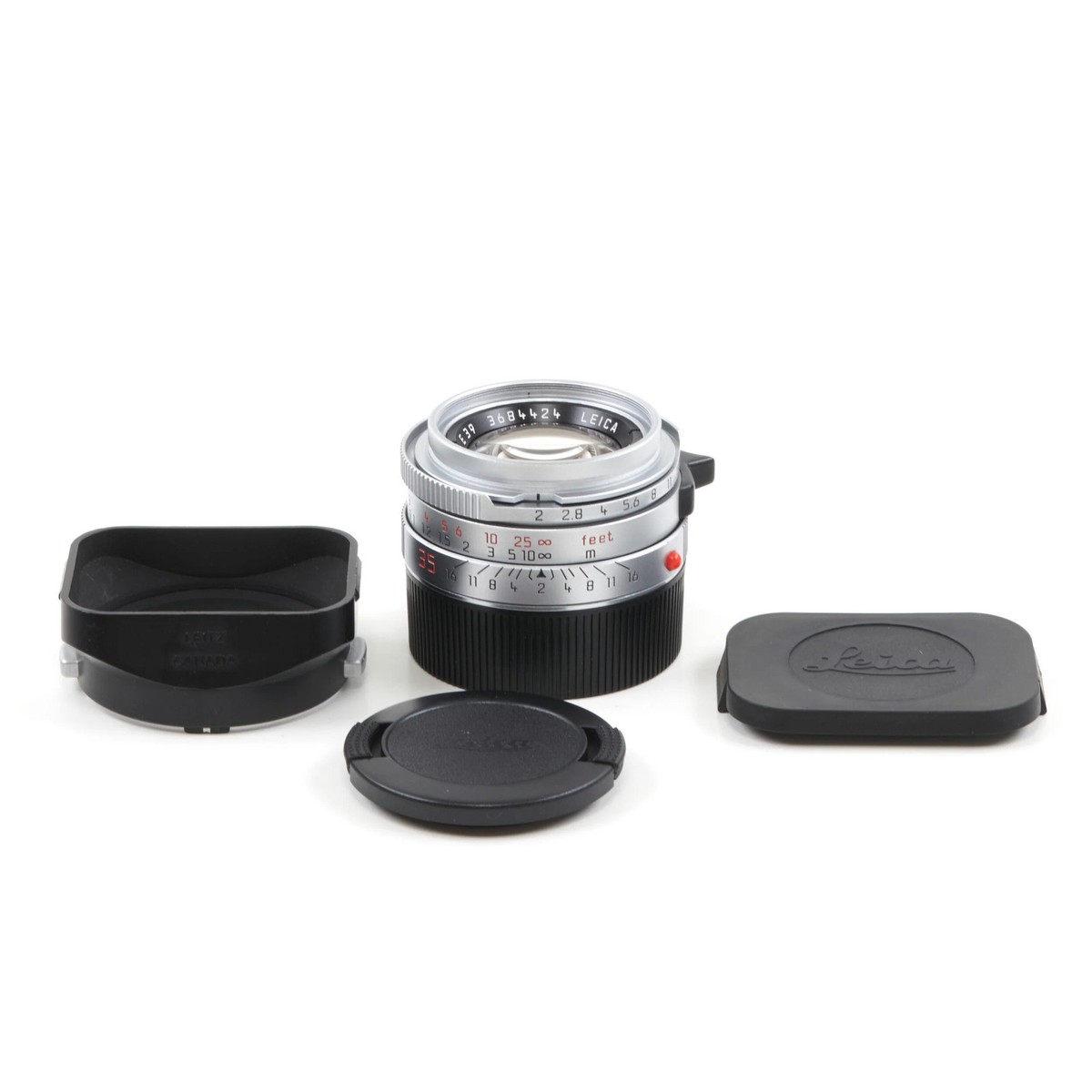 LEICA 35MM F2 SUMMICRON-M SILVER 4TH VERSION KING OF BOKEH
