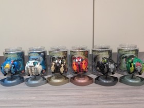2002 Lego Bionicle BOHROK (8560 - 8565) All 6 with Krana - Canisters - Manuals