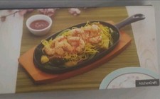 Kitchen Craft W.O.F Sizzling/Serving Platter/Hot Food Pan