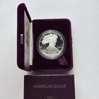 1986-S American Silver Eagle Proof with Box (No COA) 🇺🇸