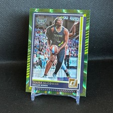 TEAIRA MCCOWAN #57 - Green Laser -  2025 Panini Donruss WNBA Dallas Wings