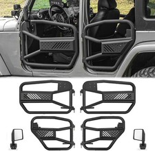 For 2007-2018 Jeep Wrangler Jk Tube Half Doors W Side View Mirror Complete Kit For 2007-2018 Jeep Wrangler Jk Tube Half Doors W Side View Mirror Complete Kit