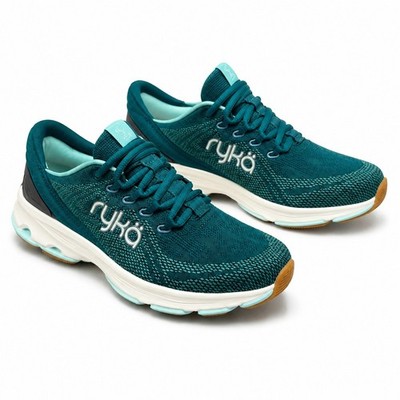 Ryka Devotion X Women Comfort Walking Sneakers Size 6.5M Teal New Box