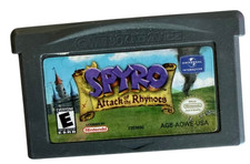 Game Boy Advance Spyro: Attack of the Rhynocs Nintendo GBA Authentic Saves