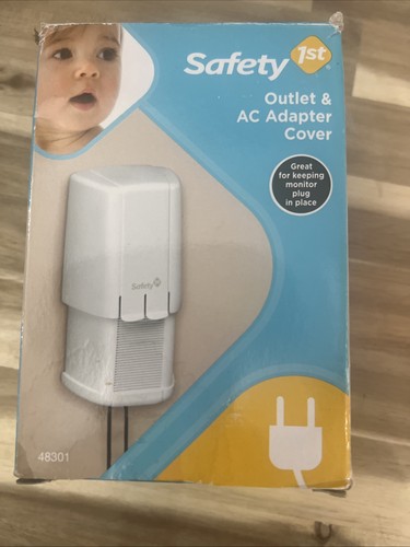 Safety 1st Outlet & AC Adapter Cover Baby OS White Child Proofing 48301