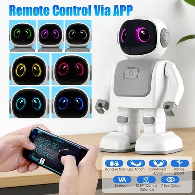 AI Dancing Robot Toy Smart Interactive Learning Entertainment Robot Bluetooth Mu