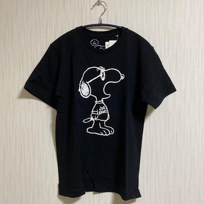 UNIQLO x KAWS x PEANUTS Schwarz T-Shirt Herren S Etikett Anbei Neu