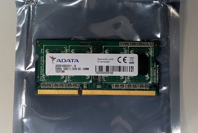ADATA 2GB  DDR3L 1600(11) 2GX8 SO-DIMM RAM Memory ADDS1600C2G11-B