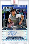 2024-25 Panini Mosaic Terrence Shannon Jr Season Ticket Auto Blue /49 Wolves RC