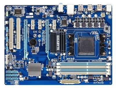 Gigabyte GA-970A-DS3 Rev.1.1 AMD 970 ATX Mainboard Sockel AM3+ (#491)