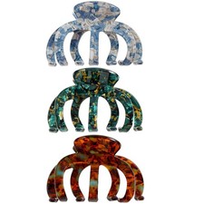 Extra Large Octopus Claw Clips Unbreakable Thick Long Hair 3 Pack