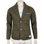 Adidas David Beckham Men's Blazer Military Jacket Canvas Cargo Army Olive Green