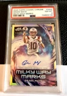 2024 Topps Cosmic Chrome Milky Way Marks Drake Maye  PSA 8 Rookie Auto  /75