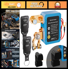 12V/24V 240A Remote Battery Disconnect Switch - Power Cut Off, Voltage Protectio