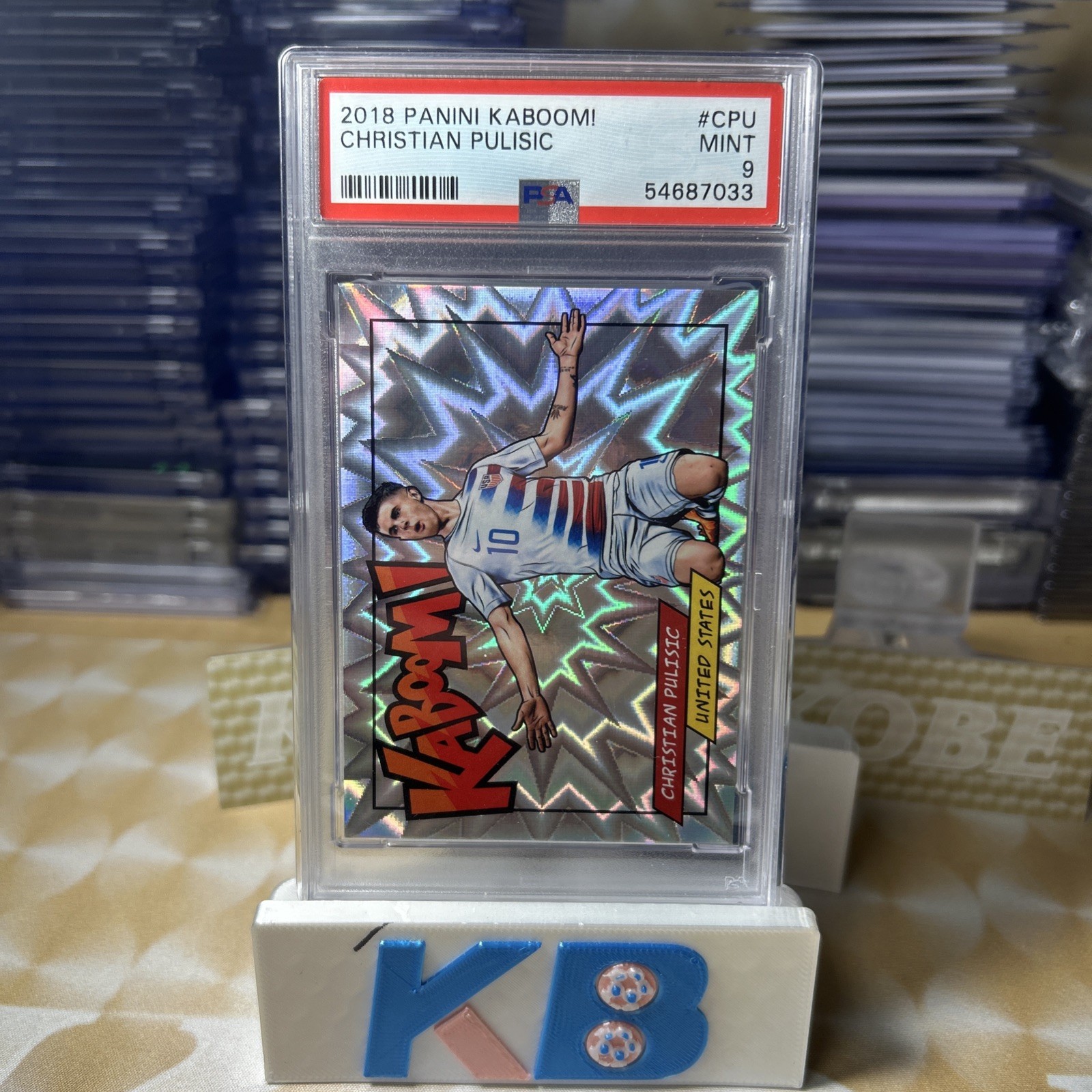 2018 Panini KABOOM! Christian Pulisic #CPU PSA 9 MINT USMNT