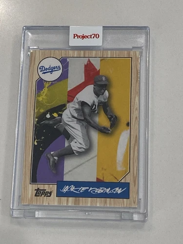 2021 Topps Project 70 - 1987 Topps Baseball #42 Jackie Robinson /4160