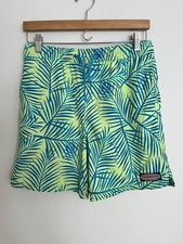 EUC Boys Vineyard Vines Swim Trunks Green/Blue Size L 16