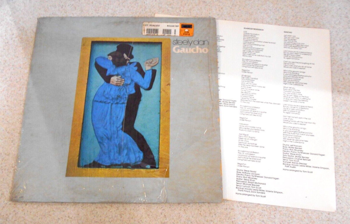 STEELY DAN Gaucho 1980 LP Vinyl Record Shrink Wrap Album w/Lyrics