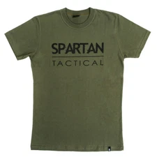 Spartan Tactical Big Logo T-Shirt (Olive Green)