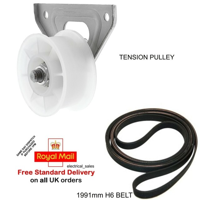 Fits Hotpoint Aquarius TCM580 Condenser Dryer Pulley Tension Wheel