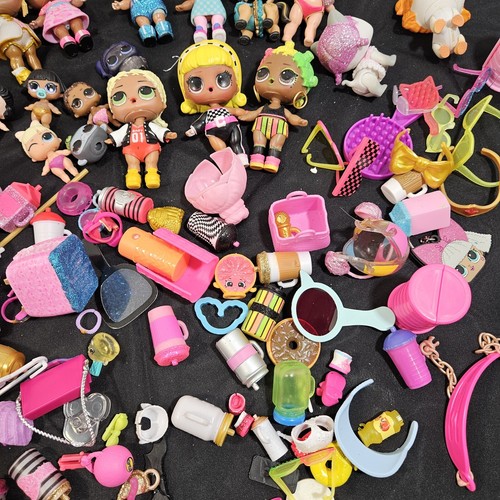Estate Huge Lot LOL Surprise OMG Doll 75 Pieces Dolls Babies Animals Accessories - Picture 12 of 24