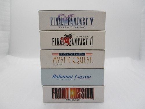 Sfc Final Fantasy 5, 6, Front Mission Bahamut 5Games Super Famicom Snes Japan - Bild 4 von 24