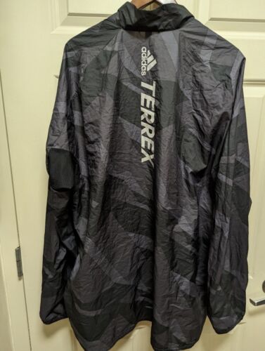 Adidas Terrex Parley Agravic Men's 2xl XXLarge Windbreaker jacket - Picture 3 of 10