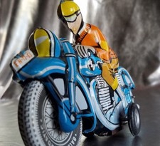 VINTAGE FRICTION RACING MOTORCYCLE TOY. BALLON CARDATIC L FOREIGN RACING BIKE