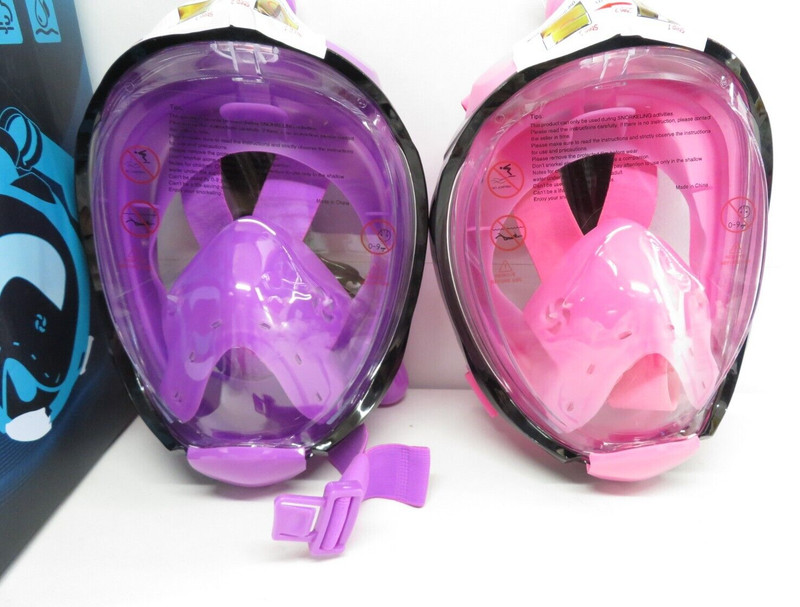 Greatever G2 Snorkeling Gear for Adults 2PCS, Foldable Snorkeling Mask  S/M *