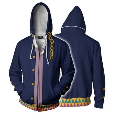Unisex JoJo's Bizarre Adventure Jotaro Kujo Hoodie Sweatshirt