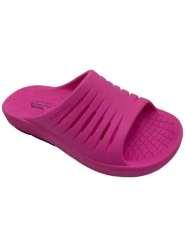 Skechers Womens GO Refresh Arch Fit Recovery Slide Sandals Pink
