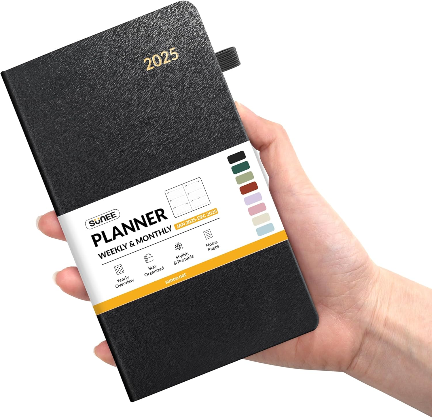 2025 Pocket Weekly Planner for Purse 3.5