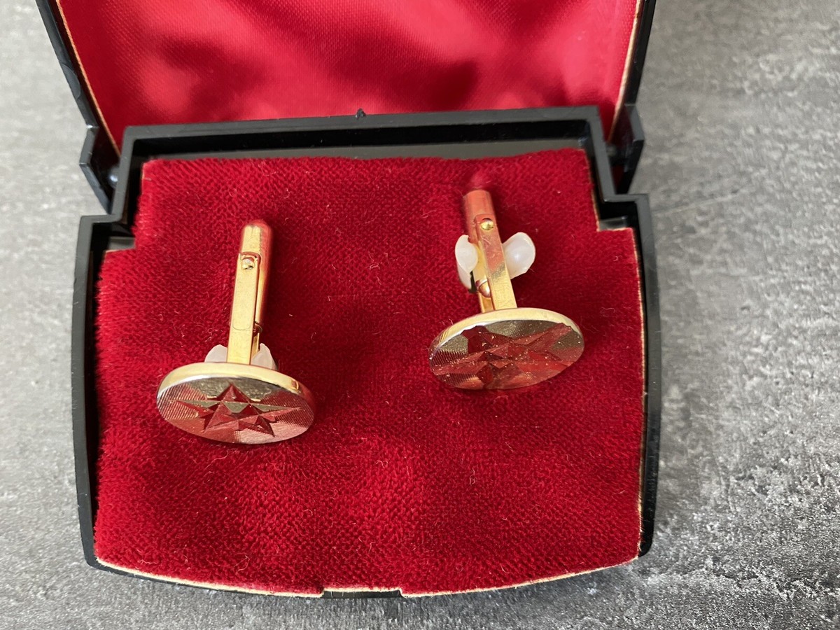 Anciens boutons de manchette anciens gouvernail marin - Collection