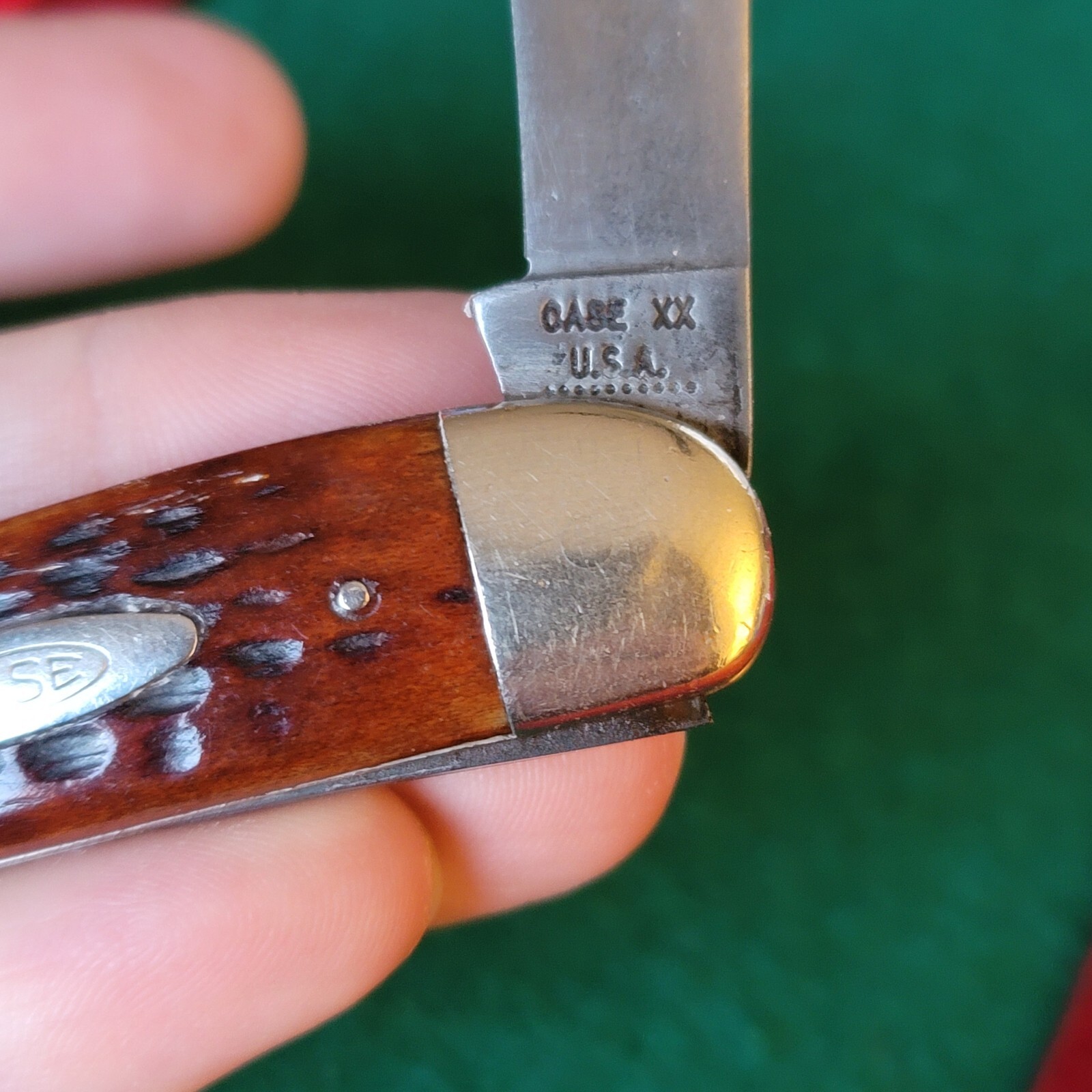 Old Vintage Estate Case XX 10 Dot 1970 6380 Carpenters Whittler Pocket