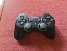  SONY PLAYSTATION 3 PS3 BLACK OEM DUALSHOCK 3 CONTROLLER - Tested