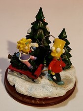 2006 THE SIMPSONS Illuminated Christmas Ornament "Going For A Ride"