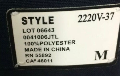 UnCommon Threads Unisex Multiple SizeGold Button Server Vest Navy Blue Lot Of 6 - Picture 9 of 12