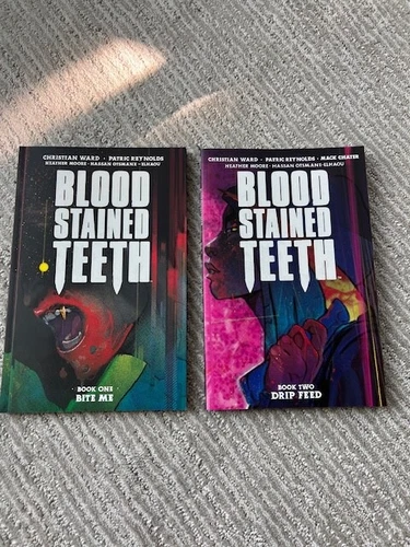 BLOOD STAINED TEETH Vol 1 & Vol 2 TPB SET - Trade paperbacks EXCELLENT CONDITION